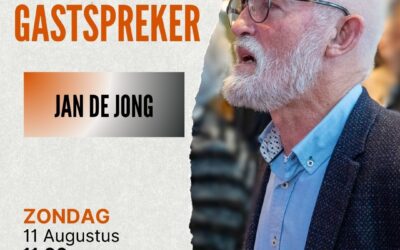 Gastspreker Jan de Jong 11.08.2024